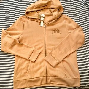 PINK Victoria's Secret Zip-Up Hoodie in XL